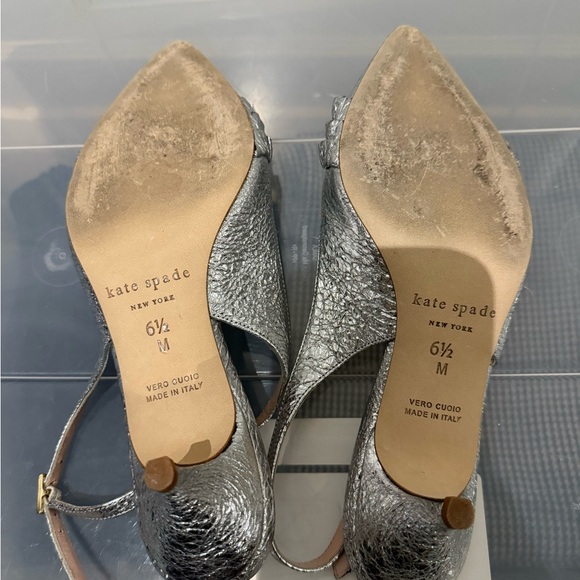 Kate Spade Silver Slingback - Picture 6 of 6